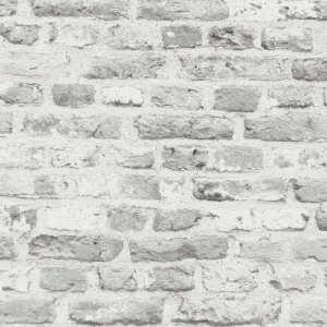 A.S. Création Bricks & Stones, Steintapete, grau, weiß 388294 Versand Am Gleichen Tag