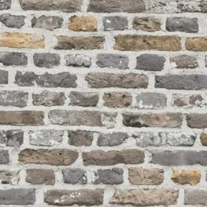 A.S. Création Bricks & Stones, Steintapete, grau, braun 388292 Markenware