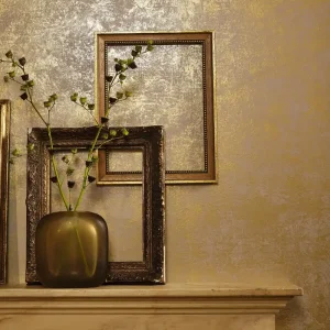 Beliebt Marburg elegante Vliestapete, edle & moderne Uni, gold 53126