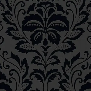 A.S. Création Black & White, Barock Tapete, schwarz 255426 Begrenztes Angebot