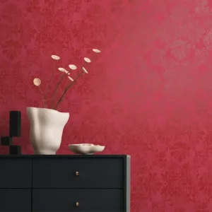 A.S. Création Designbook, Barock Tapete, rot, metallic 329873 Angebot