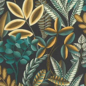 Echt Rasch Florentine III, Botanical, grün braun 485561