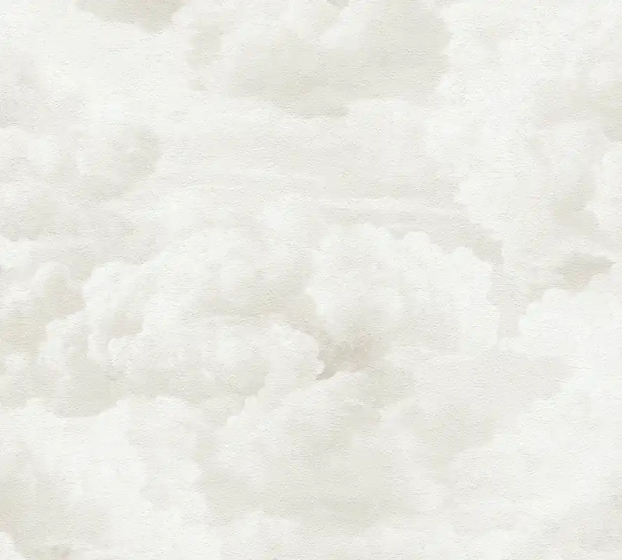 Jetzt Kaufen Satintapete, Wolken, creme 399852
