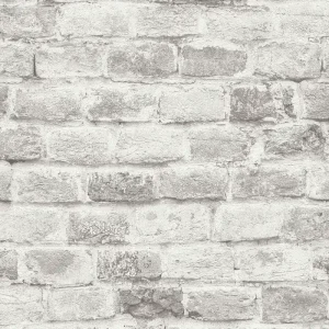 A.S. Création Bricks & Stones, Steintapete, grau 388144 Saisonangebot