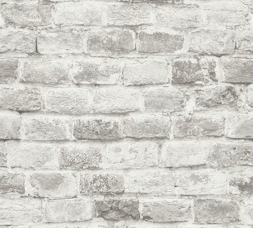 A.S. Création Bricks & Stones, Steintapete, grau 388144 Saisonangebot