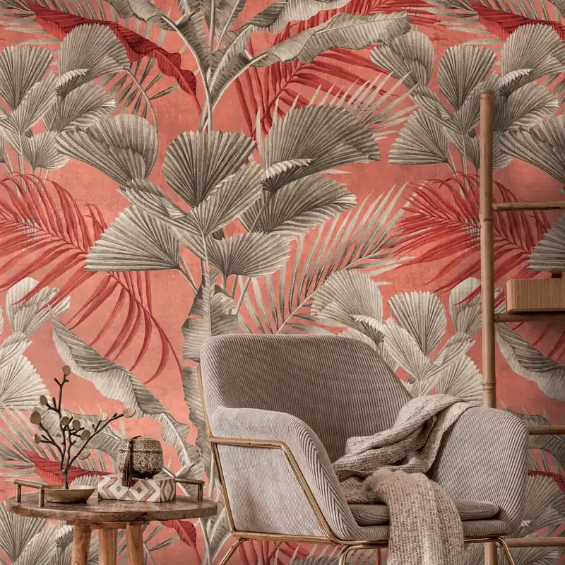Wochenendangebot Livingwalls The Wall II, Dschungel, rosa 391854