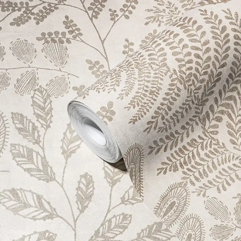 A.S. Création The BOS, Florale Tapete, creme, gold 388302 Neue Kollektion