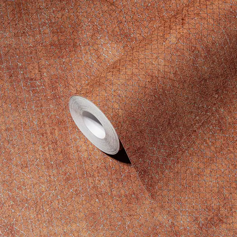 A.S. Création The BOS, Unis, orange, rot 388266 Neu Im Sortiment
