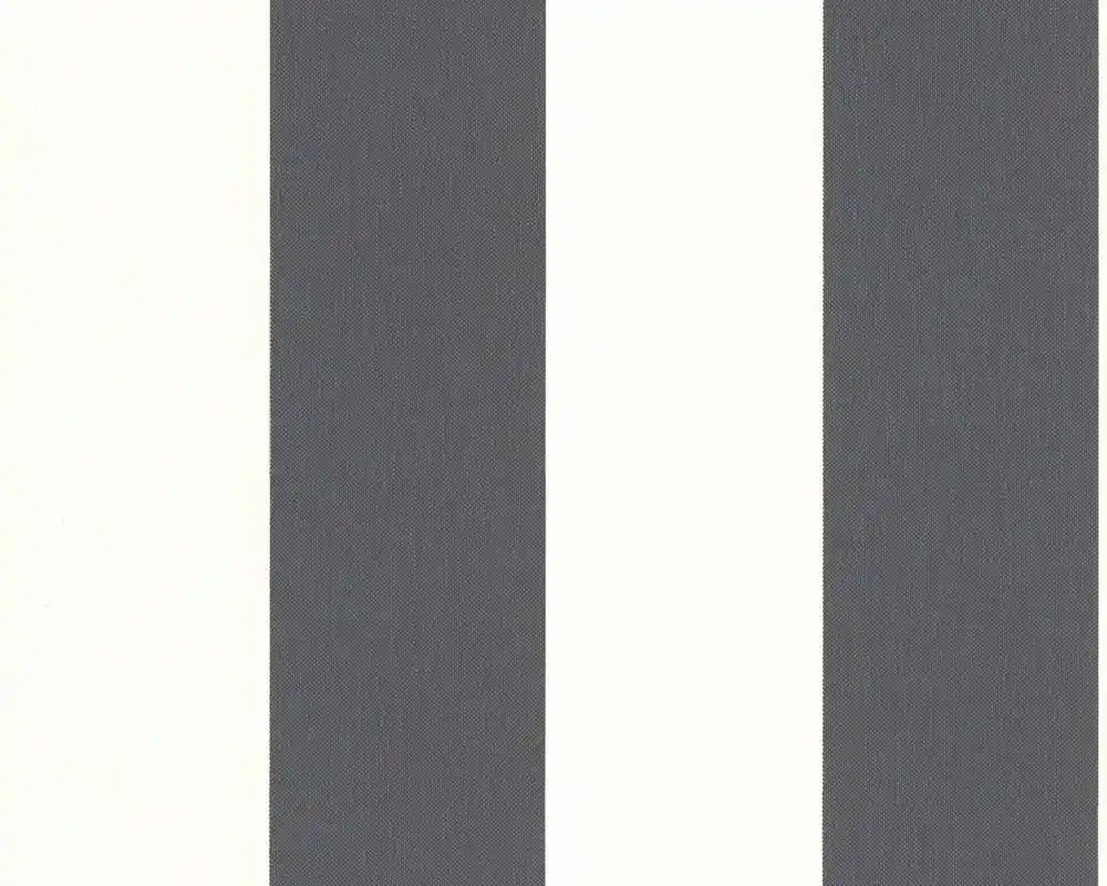 A.S. Création Black & White, Streifentapete, grau, weiß 179050 Sonderaktion