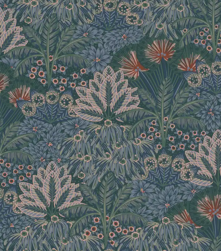 Rasch Sophia, Botanical, blau grün 711332 Sale
