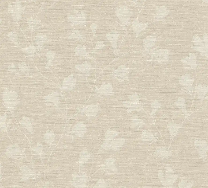 A.S. Création Nara, Florale Tapete, grau, beige 387474 Garantierte Lieferung