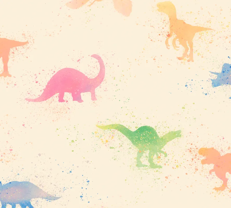 A.S. Création Little Love, Dinosauriertapete, bunt, beige 381461 Schneller Versand