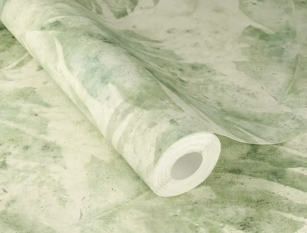 Neue Ware Vliestapete Blätter grün 416121