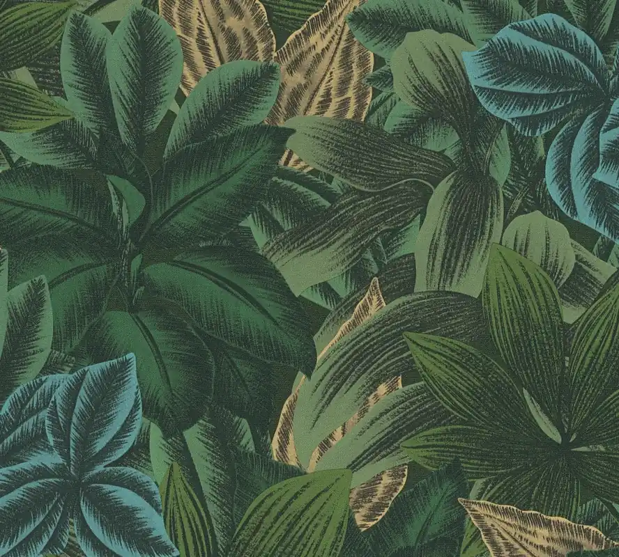 Nur Für Kurze Zeit Livingwalls Travel Styles, Dschungel, grün 392224