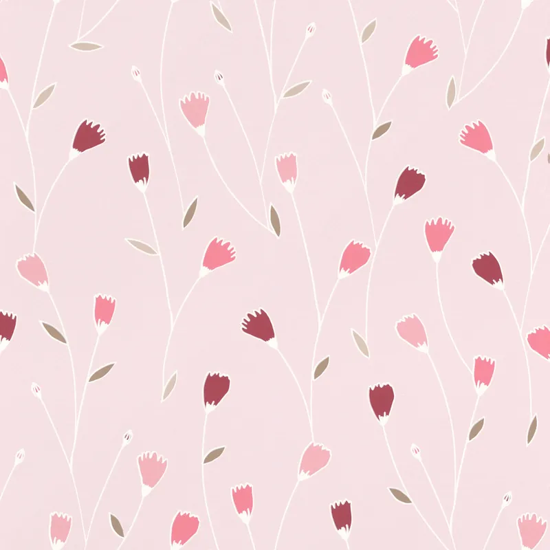 Neue Kollektion Rasch Selection Papier, Floral, rosa 203165