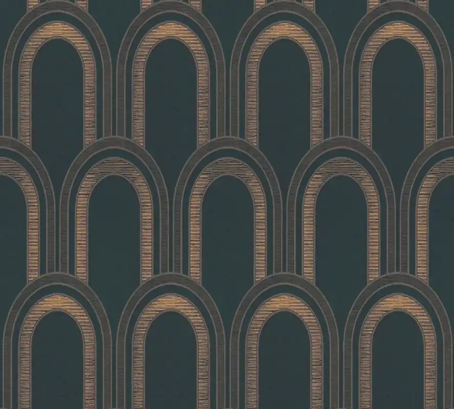 Architects Paper Arcade, Art Deco, schwarz, beige 391762 Finale Aktion