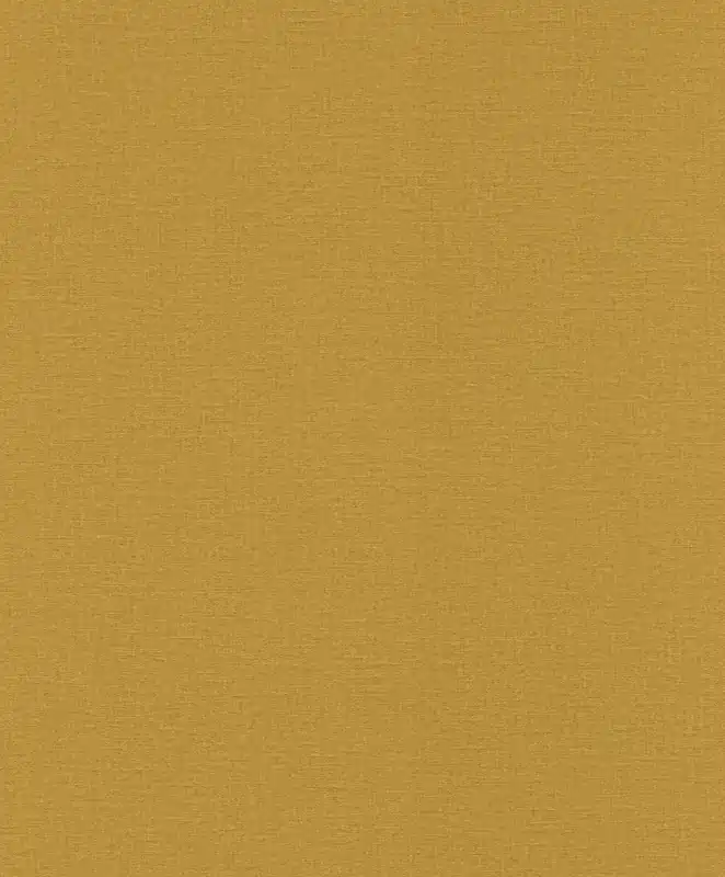 Must-Have Vinyltapete Rasch Unis Gelb-Ocker 555929