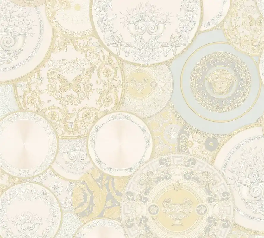 Versace wallpaper Versace 3, Design Tapete, gold, silber 349012 Neue Ware