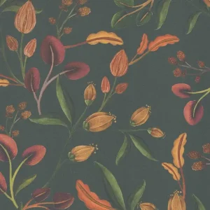 Vliestapete, Floral, grün 782112 Markenware