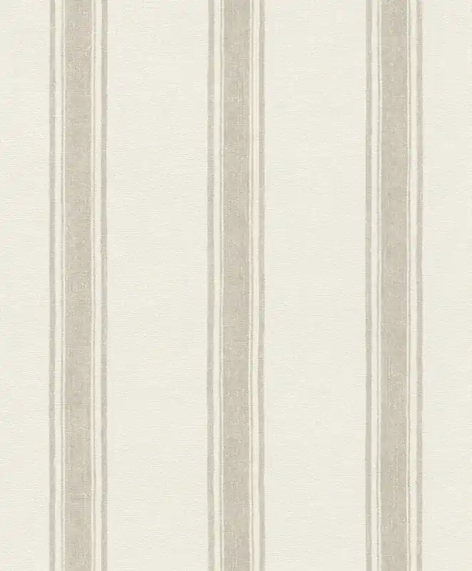 Super-Preis Vinyltapete Rasch Streifen Beige-Rotbeige 555622