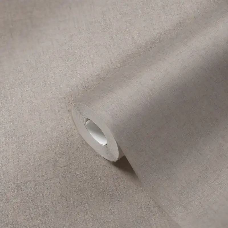 Geprüft Livingwalls Hygge, Unis, grau, braun 386151