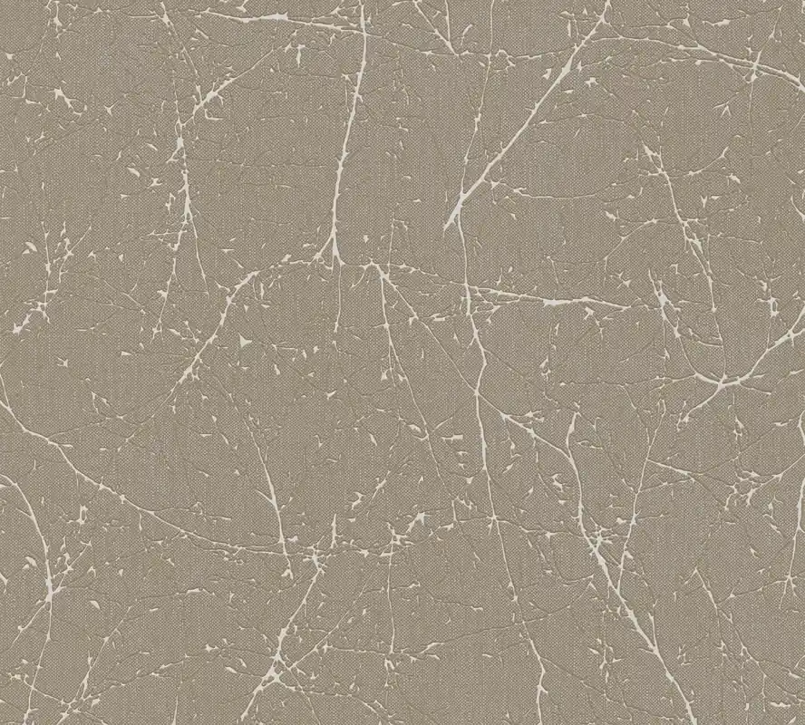 A.S. Création Terra, Florale Tapete, grau, braun 385042 Preiswert