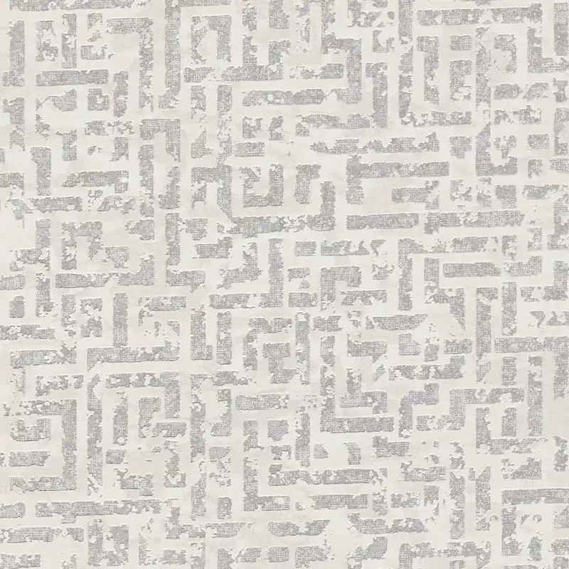 A.S. Création My Home My Spa, Geometrische Tapete, creme, silber 386951 Super-Preis