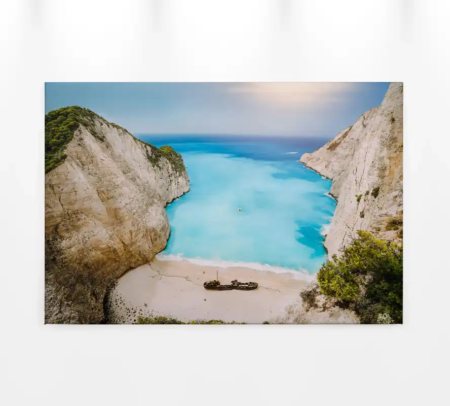 Leinwandbild Meer, türkis, 90x60 cm DD120317 Top-Preis