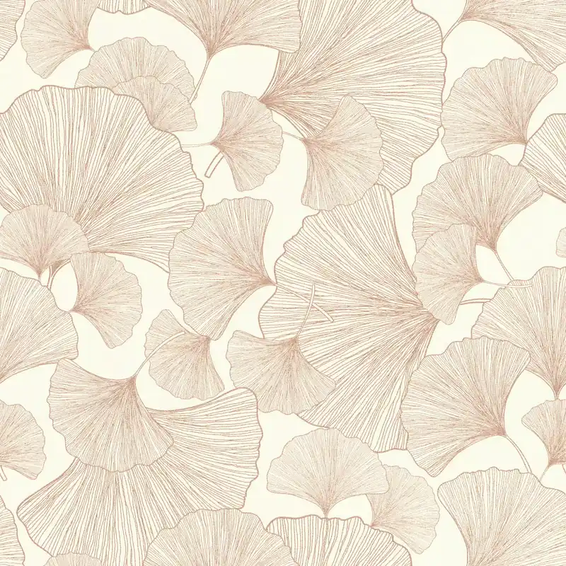 Schnäppchen Ginkgo Vliestapete in Gold-Mattgold Selection Vinyl/Vlies 462296