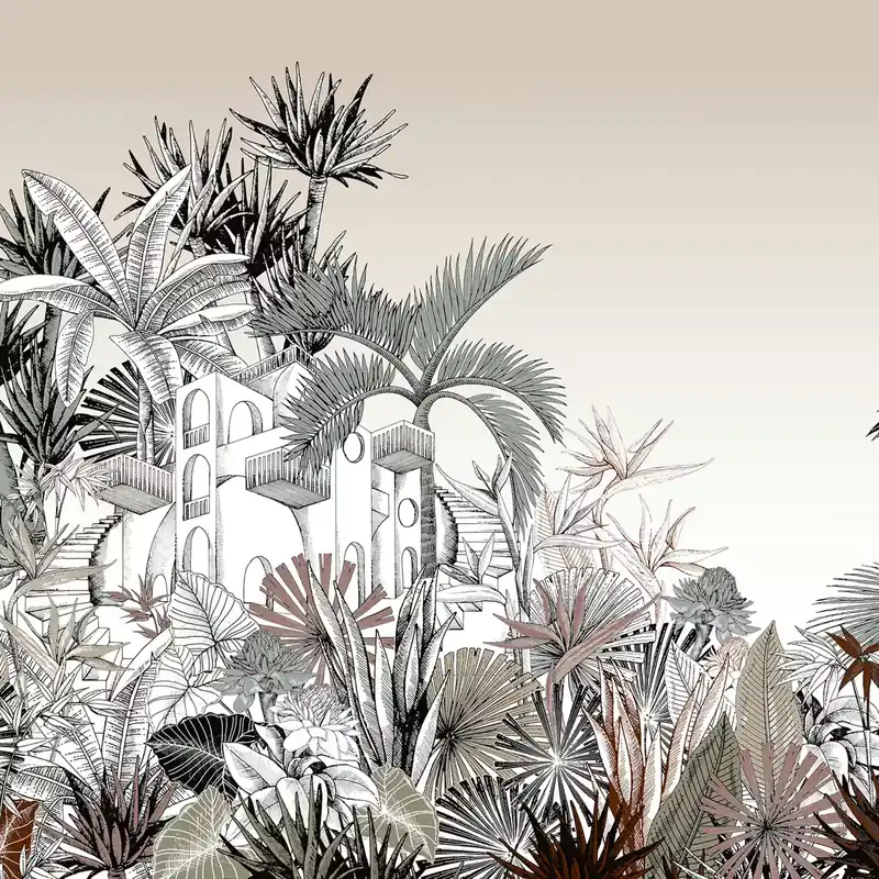 Fototapete Dschungel - Tropical House 688139 Aktuell