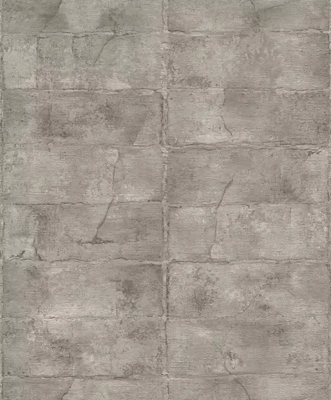 Steine Vliestapete in Grau-Dunkelgrau Selection 520156 Must-Have