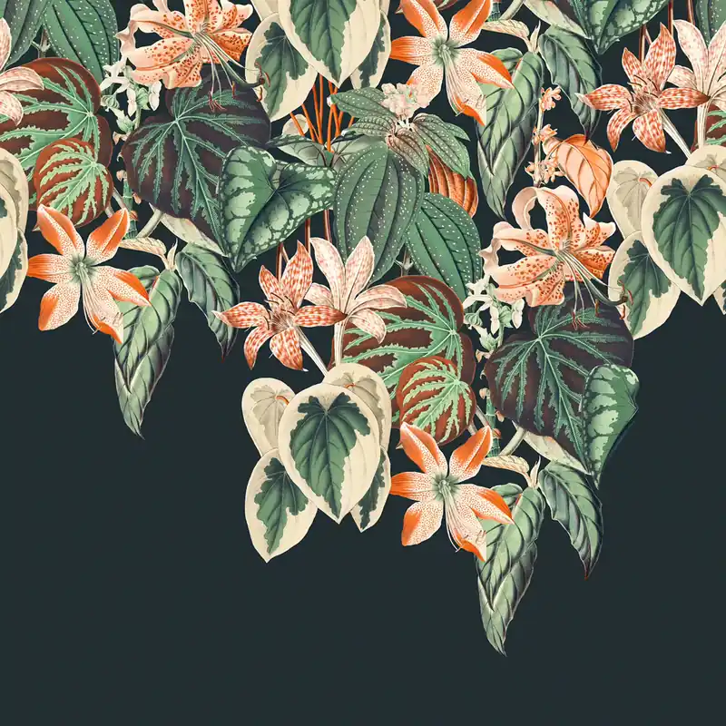 magicwalls Fototapete mit Blumenranken 590043 Echt