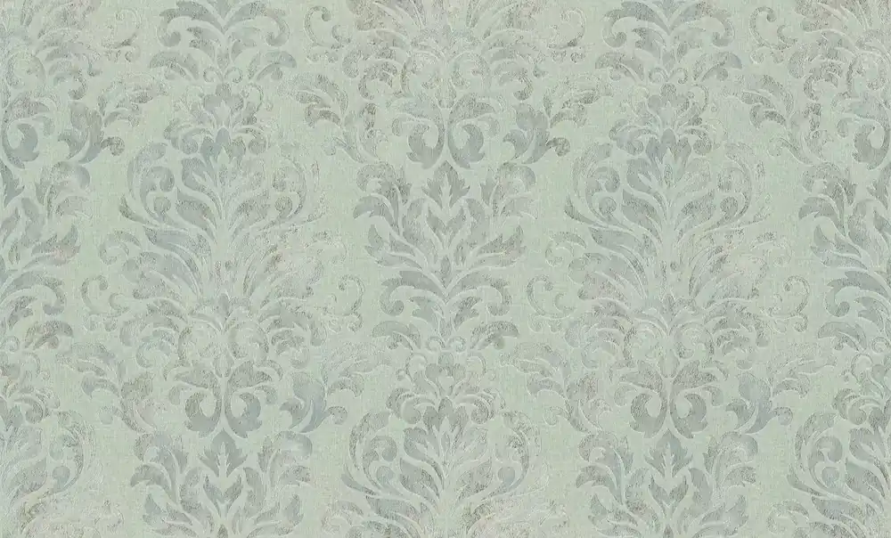Sonderangebot Ornamente Vliestapete in Grün-Patina grün hell Selection doppeltbreit 975130
