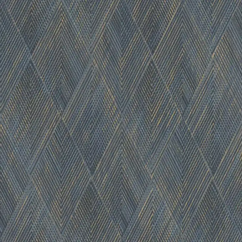 Saisonangebot Rauten Vliestapete in Blau-Dunkelblau Selection 844146