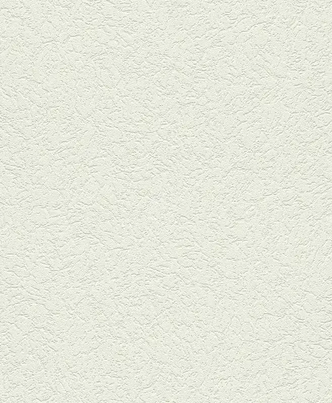 Papiertapete mit Putzstruktur in Weiß 340914 Preiswert