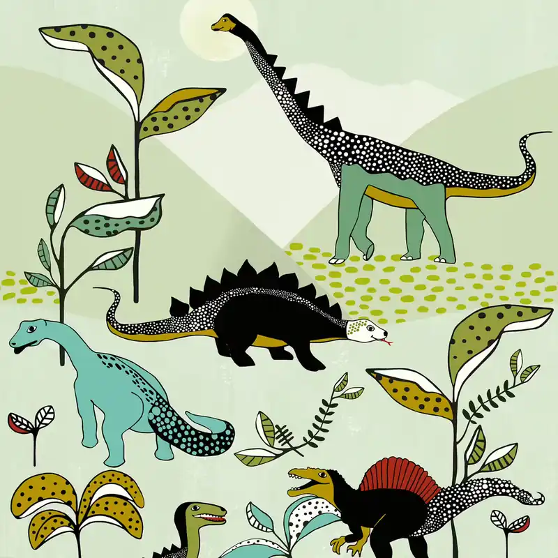 Onszelf Stories Fototapete Dinosaurier 557695 Garantierte Lieferung