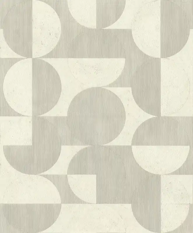 Kreise Vliestapete in Beige-Hellgreige Selection 521313 Jetzt Bestellen
