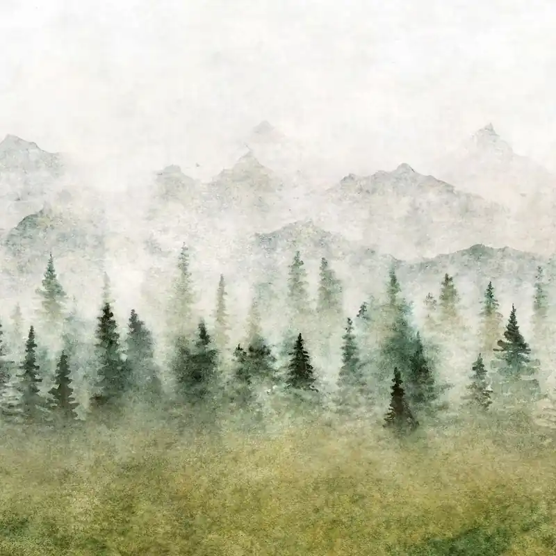 Neue Kollektion Vliestapete mit Berglandschaft Fototapete 360097