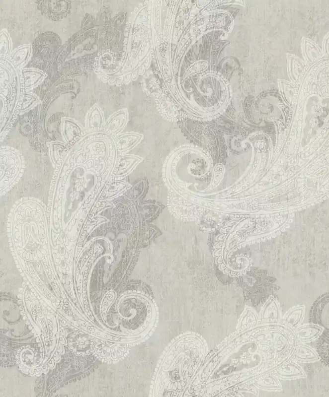 Bestpreis Paisley Vliestapete in Grau-Taupe Selection 746426