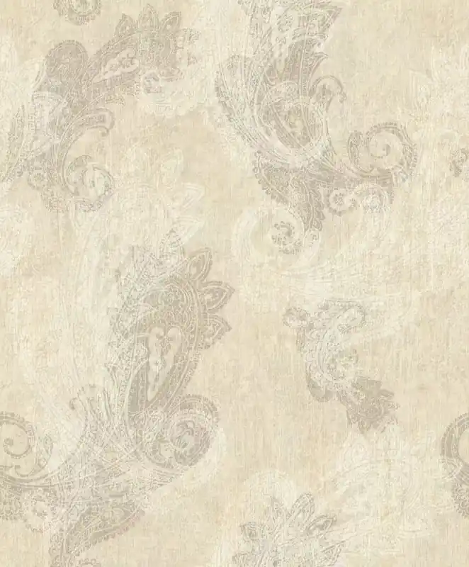 Paisley Vliestapete in Beige-Taupe Selection 746433 Angebot