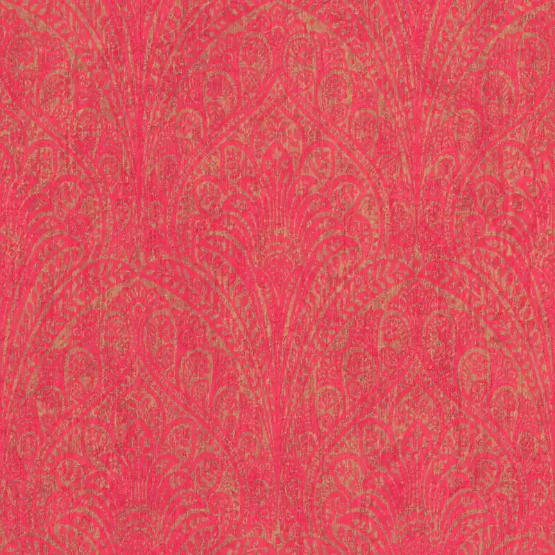 Paisley Vliestapete in Pink-Dunkelpink Selection 746365 Aktuell