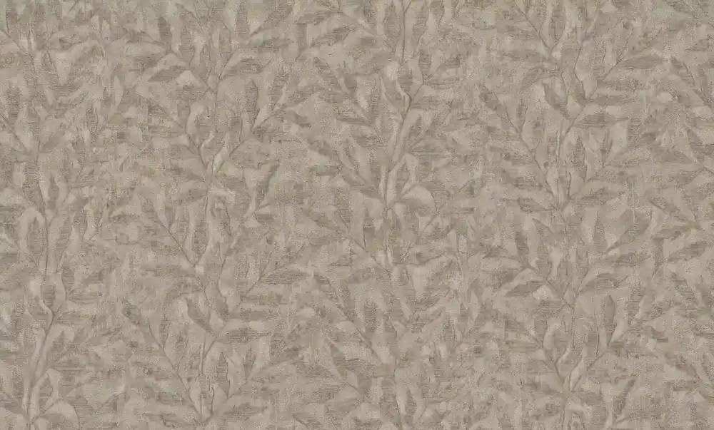 Direkt Vom Hersteller Blätter Vliestapete in Braun-Helltaupe Selection doppeltbreit 977059