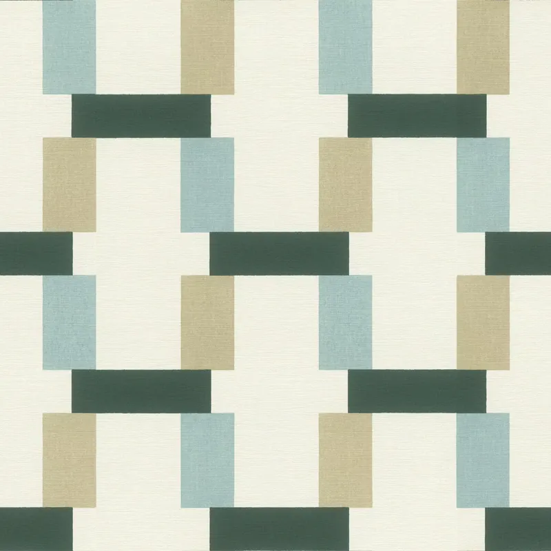 Geometrie Vliestapete in Grün-Dunkelgrün Selection Vinyl/Vlies 868821 Sale