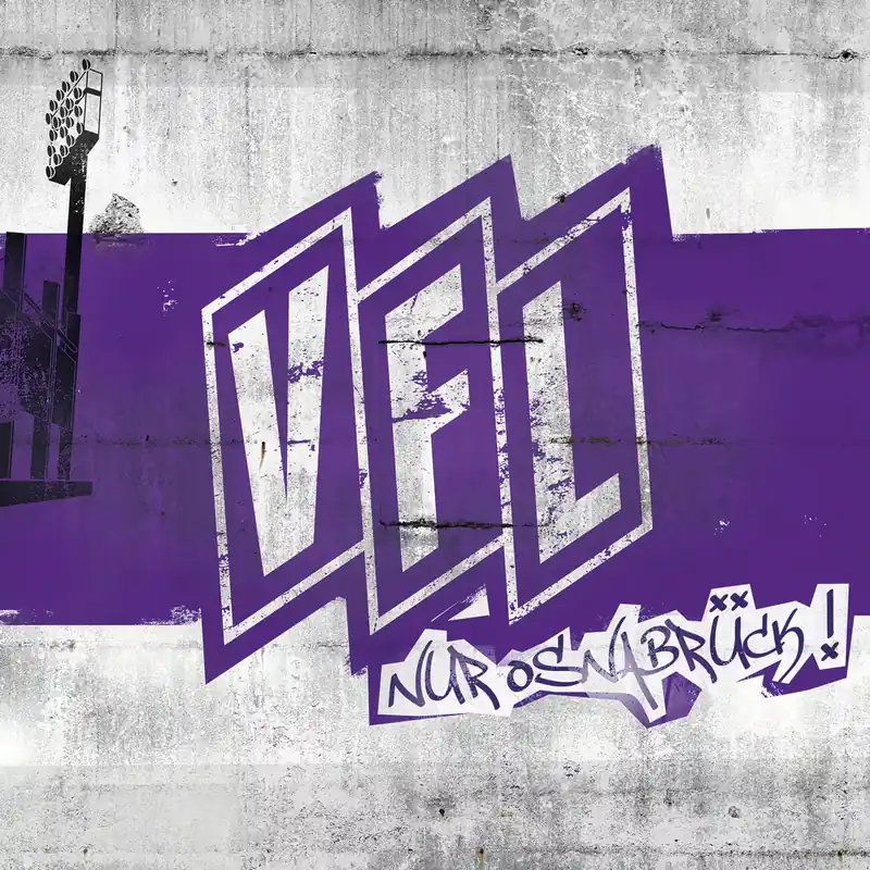 Neu VfL Osnabrück Vliestapete Logo auf Beton Fototapete 365429