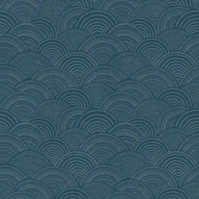 Neu Vliestapete Bögen in Blau Allegretto 581409