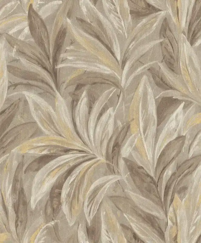 Blätter Vliestapete in Braun-Taupe Allegretto 547474 Expressversand