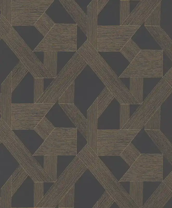 Echt SCHÖNER WOHNEN-Kollektion Vliestapete LINES in Braun 600445