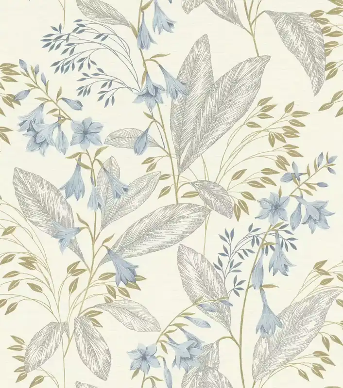 Vliestapete in Blau Selection Vinyl/Vlies 794441 Solange Der Vorrat Reicht