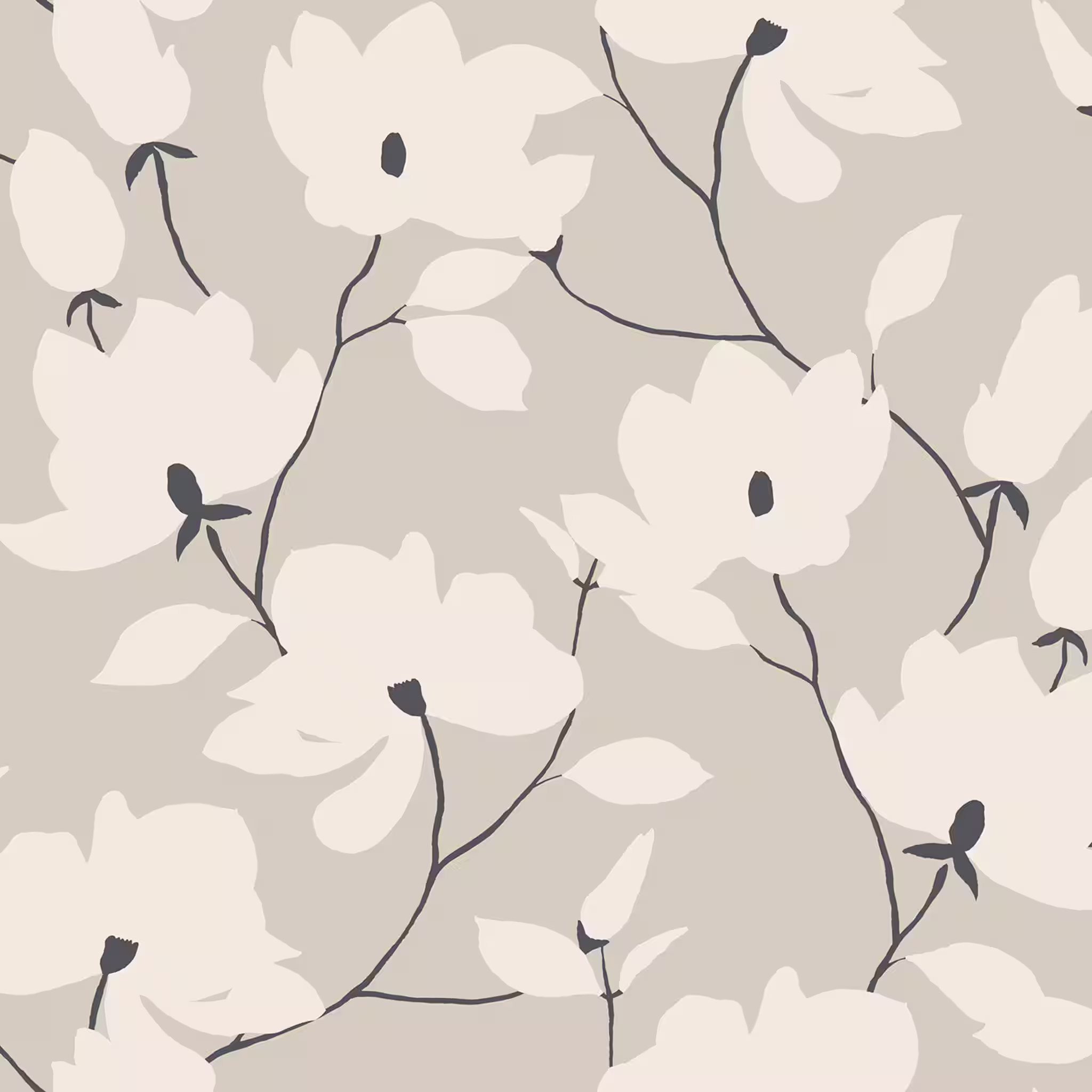 SCHÖNER WOHNEN-Kollektion Wandbild FLEUR in Beige 367287 Bestpreis