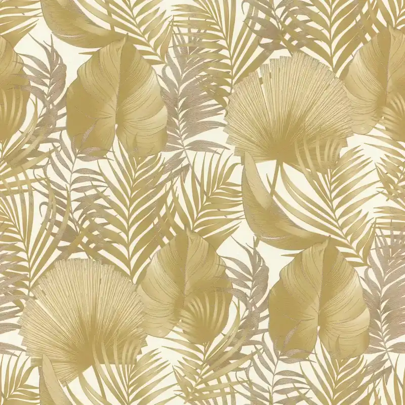 Markenprodukt Blätter Vliestapete in Gold Selection Vinyl/Vlies 462081